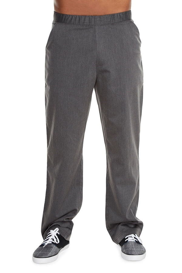 Men's "Scrub Slack" Pant - Heather Graphite