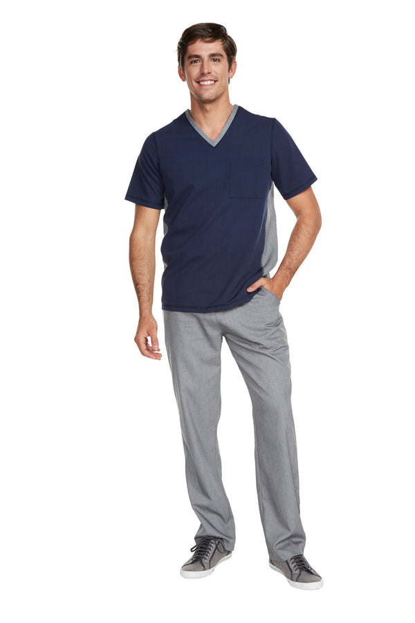 Men's "Scrub Slack" Pant - Heather Grey