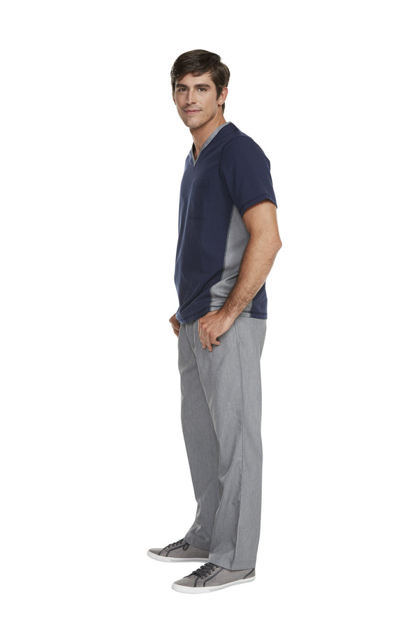 Men's "Sport" V-Neck Top - Navy Blue