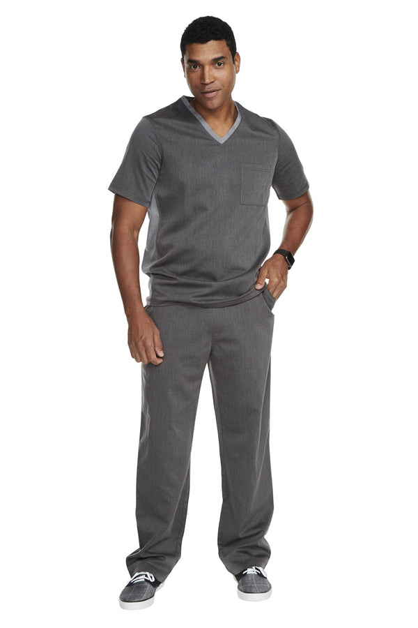 Men's "Scrub Slack" Pant - Heather Graphite