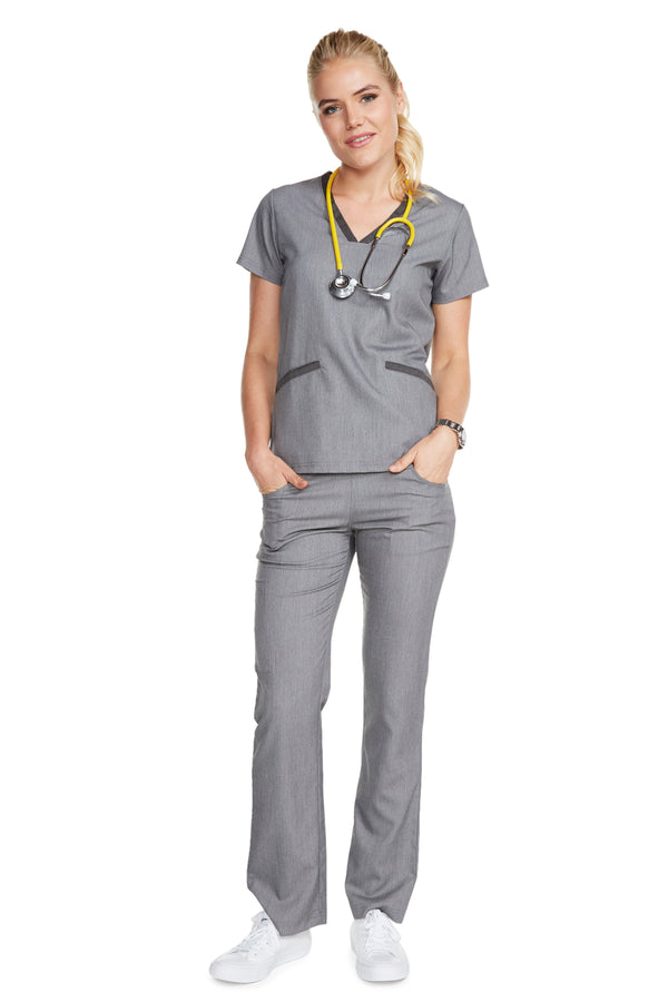 Women's "Better Than Basic" Top - Heather Grey