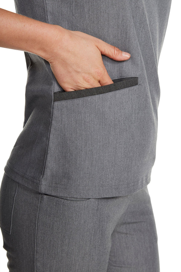 Women's "Better Than Basic" Top - Heather Grey