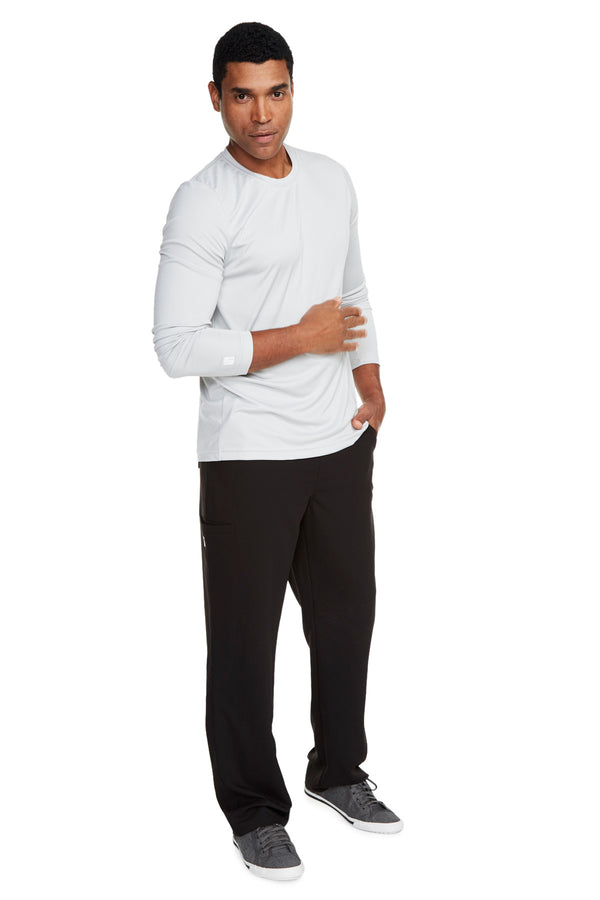 Men's "Under Scrub" Long Sleeve T-Shirt - Light Grey