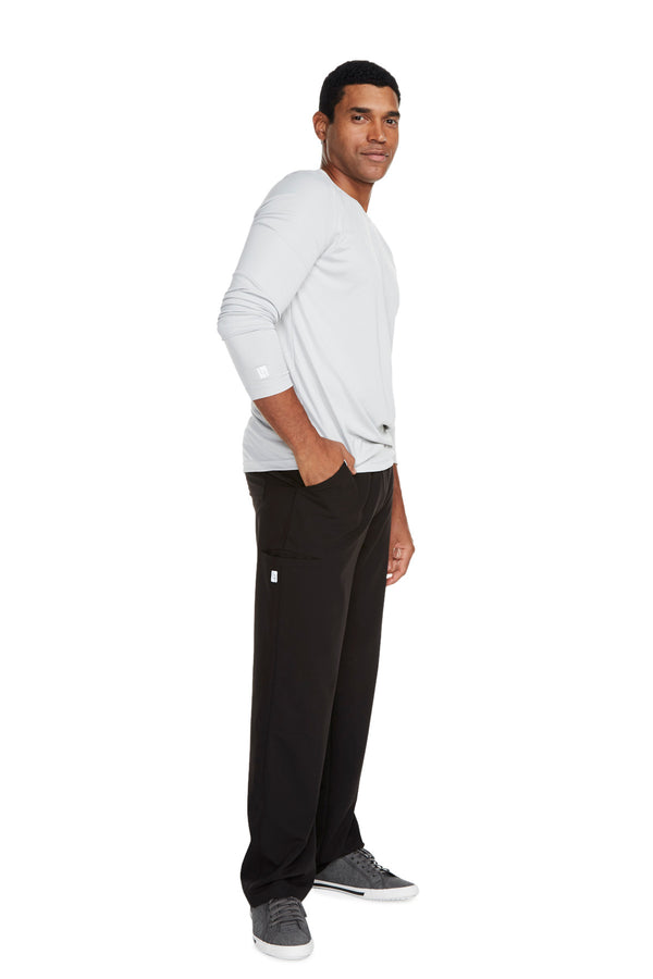 Men's "Under Scrub" Long Sleeve T-Shirt - Light Grey