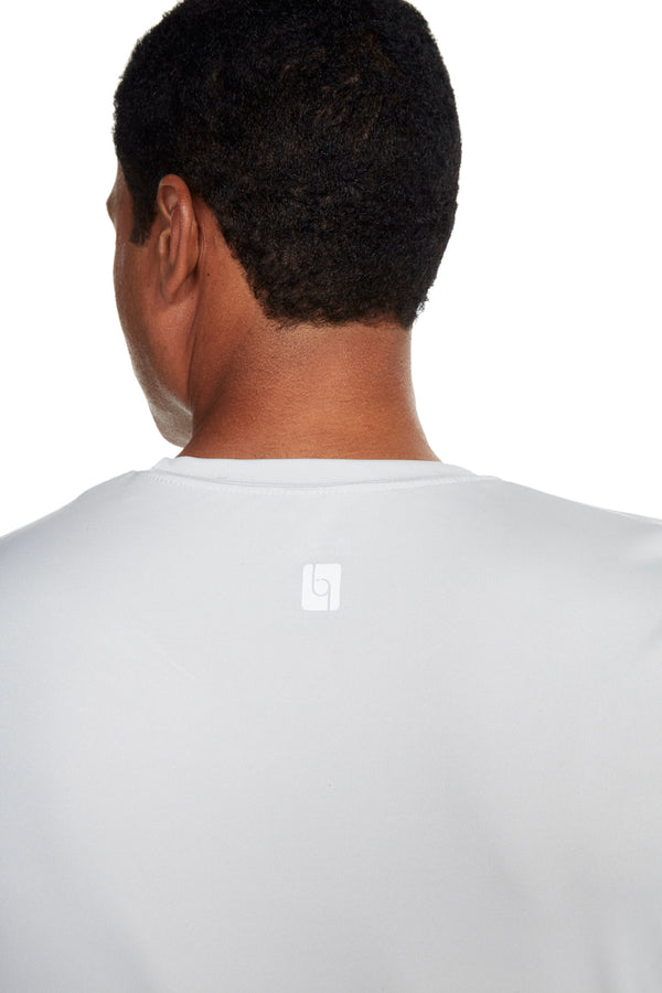 Men's "Under Scrub" Long Sleeve T-Shirt - Light Grey