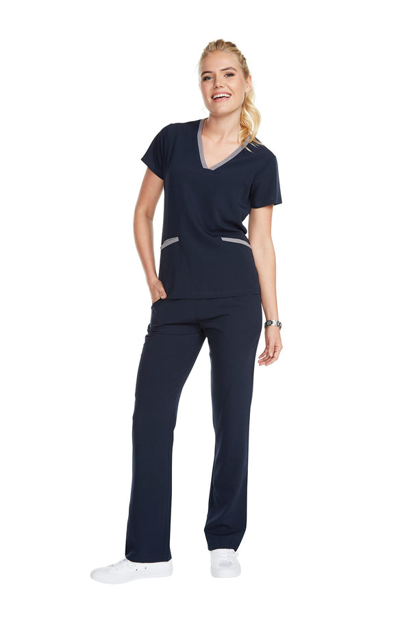 Women's "Cross My Hip" Pant - Navy Blue