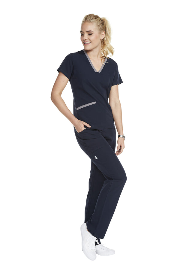Women's "Cross My Hip" Pant - Navy Blue