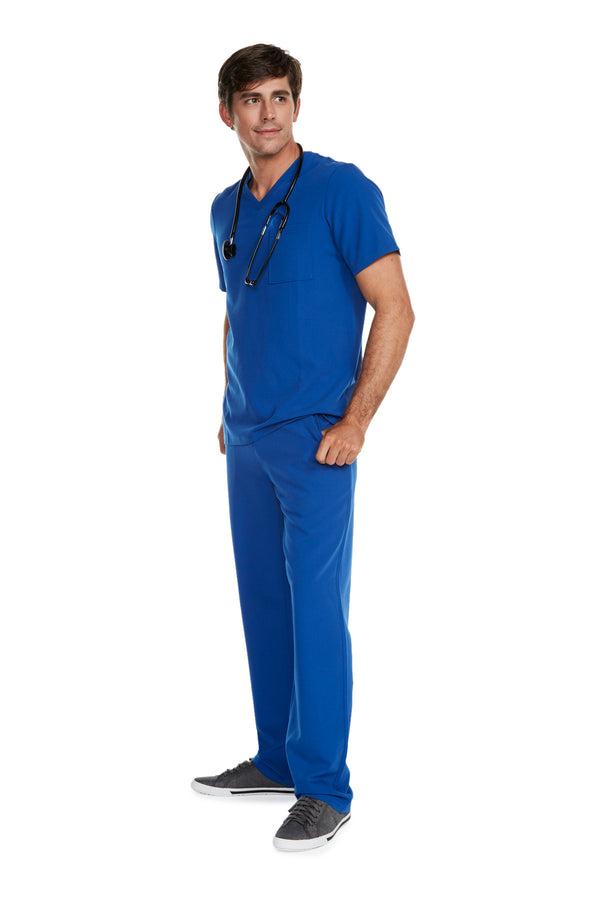 Men's "Better Than Basic" V-Neck Top - Royal Blue