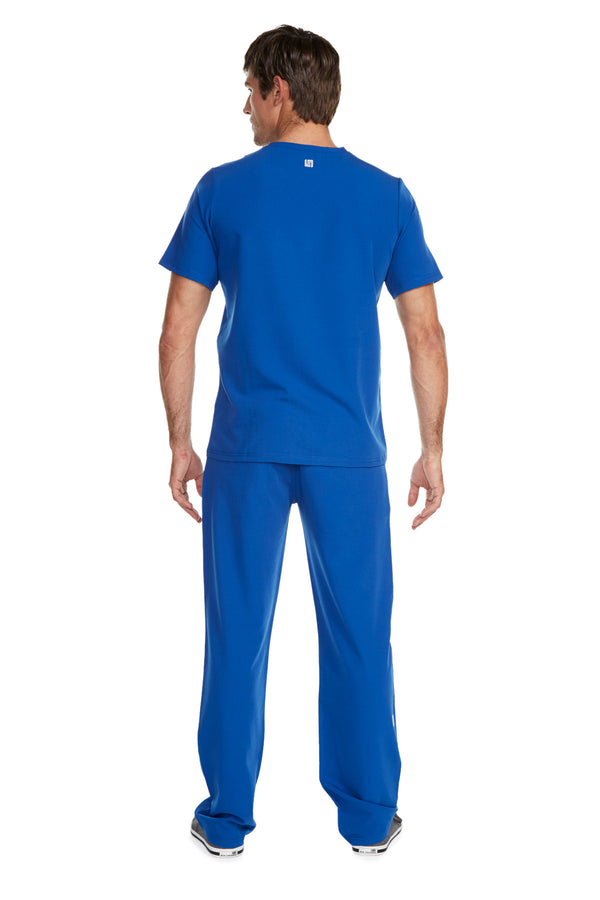 Men's "Better Than Basic" V-Neck Top - Royal Blue