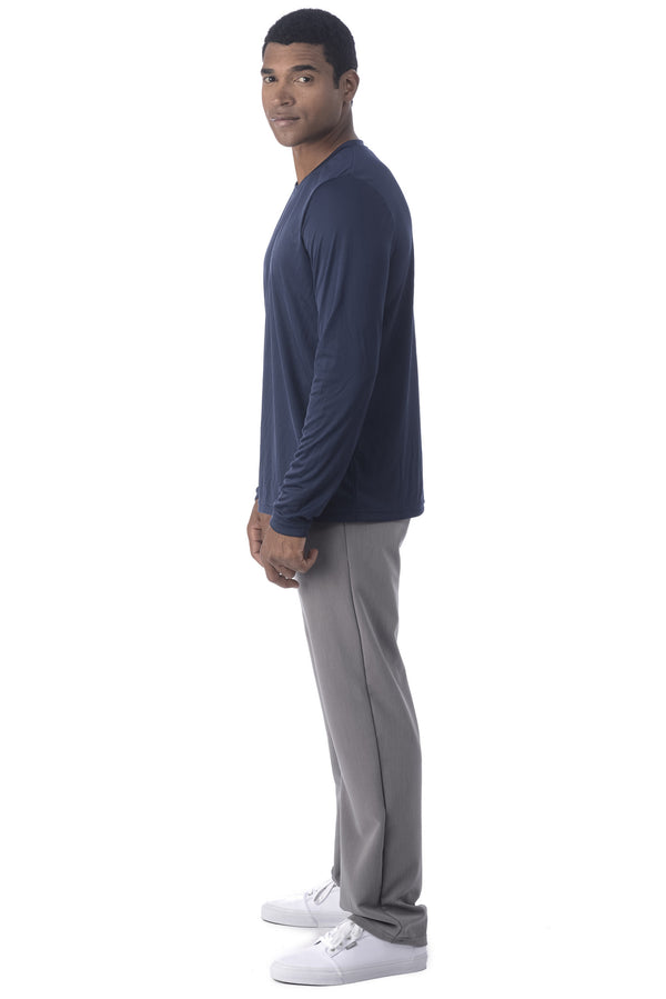 Men's "Under Scrub" Long Sleeve T-Shirt - Navy Blue