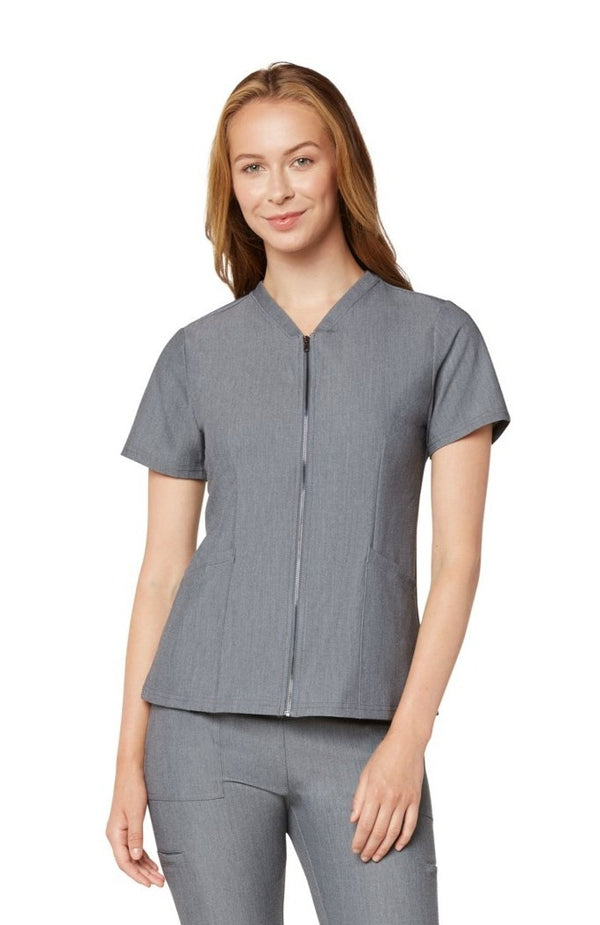 Women's Zipper Top - Graphite