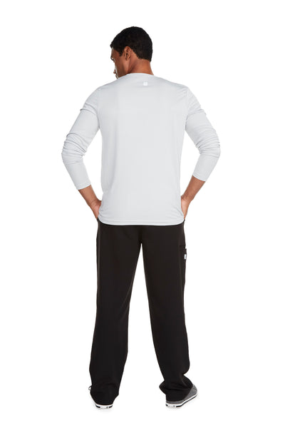 Men's "Under Scrub" Long Sleeve T-Shirt - Light Grey