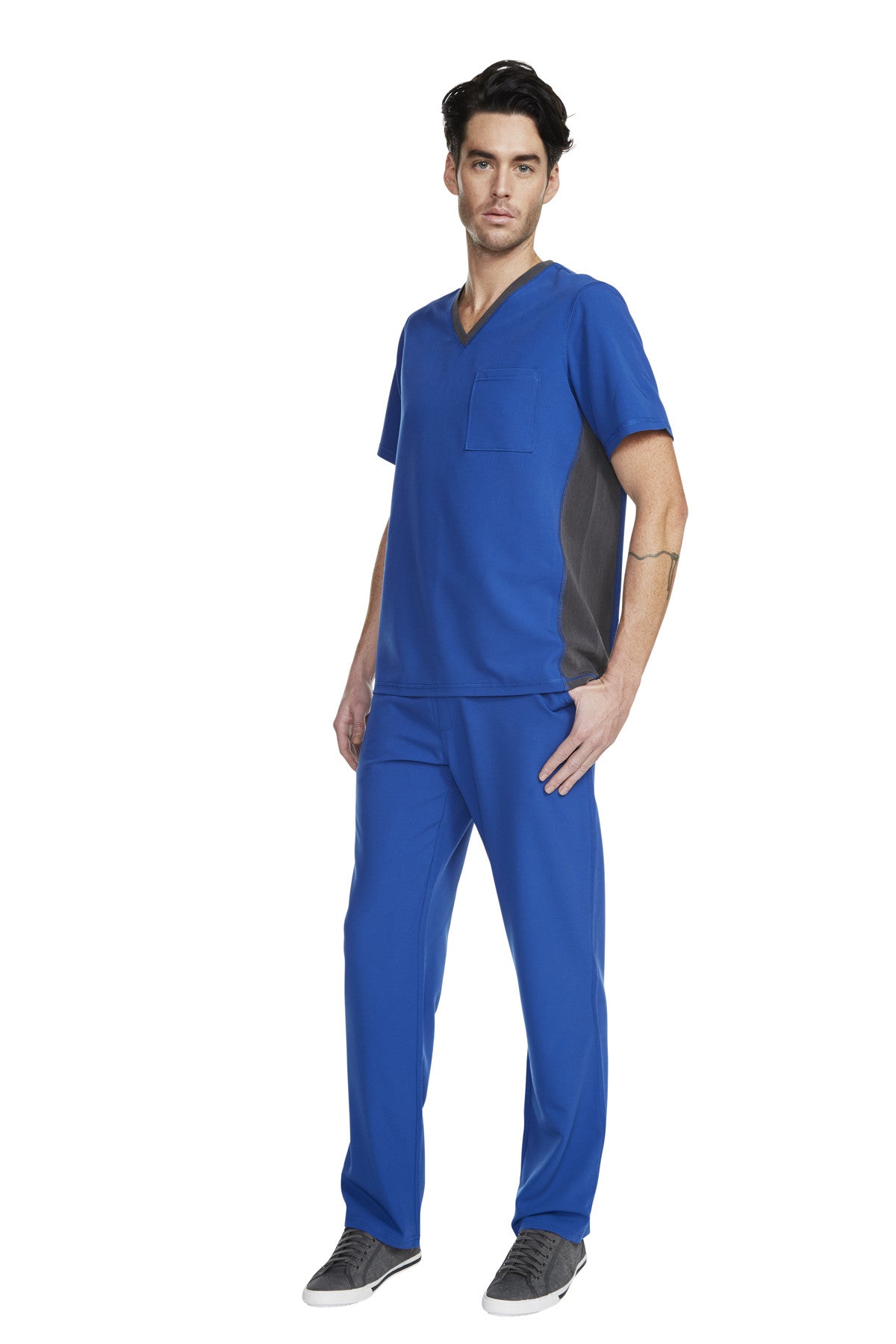Men's "Sport" V-Neck Top - Royal Blue