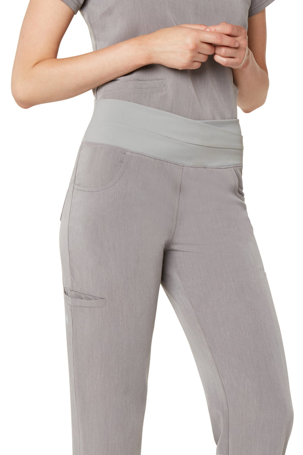 Women's "Cross My Hip" Pant - Charcoal Grey